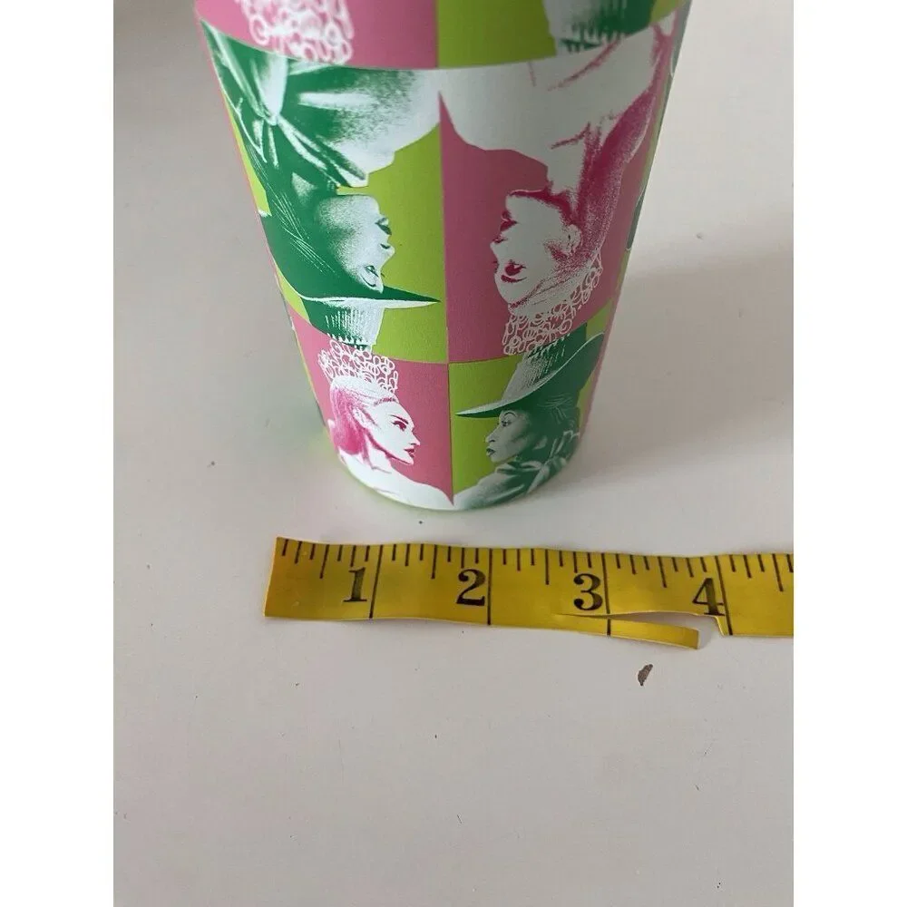 Universal Studios WICKED Elphaba‎ And Glinda Metal Tumbler With Straw NEW
